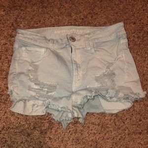 Light blue AE shorts